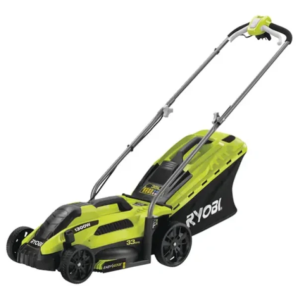 Ryobi RLM13E33S / Elektrická sekačka na trávu / 1300W / šířka záběru: 33cm / koš: 35 L / mulčování (5133002343)