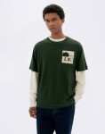 Thinking MU House Bottle Green Aaron Tee GREEN S