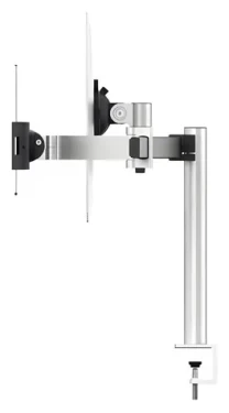 Durable PRO se svorkou stříbrná / Držák monitoru a tabletu / VESA 75-100 mm / 21-34" do 8 kg / tablet 7-13" (508723)