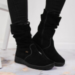 RIEKER W RKR130 zateplené kožené boty 37