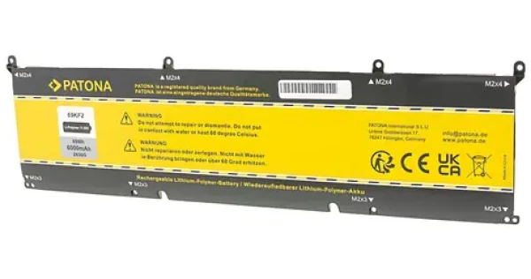 PATONA 69KF2 / Baterie pro notebook / Dell Precision 5550, 5560, XPS 9500, 9510, G5 5515 / 6000 mAh / Li-Pol / 11,55V (PT2930)
