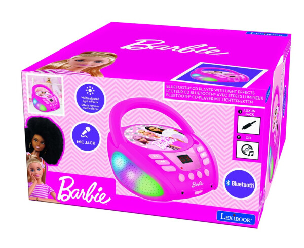 Lexibook CD přehrávač Barbie s bluetooth a světelnými efekty - Alltoys Lexibook