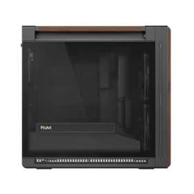 ASUS PROART PA602 WALNUT WOOD hnědá / E-ATX / 2x USB 3.2 / 1x USB-C 3.2 / bez zdroje / průhledná bočnice (90DC00J0-B09030)