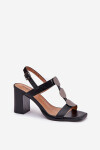Sandály na podpatku model 209918 Step in style 38