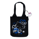 Colorino taška přes rameno, Hello Kitty Neon Black, 9 l, PES, černá