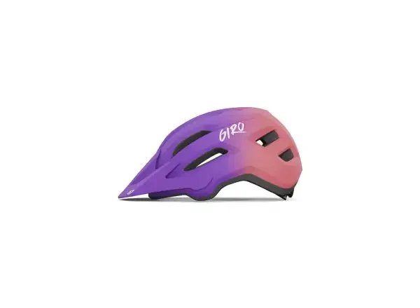 Dětská cyklistická přilba GIRO Fixture II Youth Mat Purple/Pink Fade