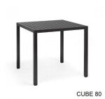 STIMA Jídelní stůl CUBE - polypropylen fg (obdélníky) ROZMĚR: (š/h/v) 120 x 70 x 75,5 cm