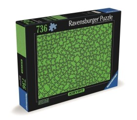 Puzzle Krypt: Neonová zelená 736 dílků