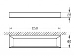 GROHE - Selection Cube Držák na ručníky, chrom 40766000