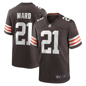Nike Pánský dres Cleveland Browns NFL Denzel Ward #21 Game Velikost: 2XL