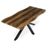 Jídelní stůl 180x90cm, mdf, old wood, HT-F4618 OLW