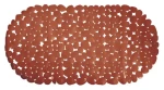 MSV GALETS protiskluzová podložka do vany terakota / PVC / 35 x 68 cm