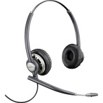 HP Poly EncorePro HW720 Sluchátka On Ear kabelová stereo šedá, stříbrná Redukce šumu mikrofonu Počítače