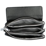 Trendy dámská crossbody kabelka Santiana, černá