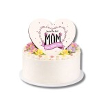 Dortisimo Marcipánová dekorace Bombasei Srdíčko Den matek (3 ks)