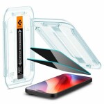 Spigen Glass tR EZ Fit (Privacy) 2 Pack ochranné sklo pro Apple iPhone 16 Pro čirá (AGL07929)