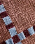 House Doctor Bavlněný povlak na polštář Cross Brown 50 × 50 cm, multi barva, textil