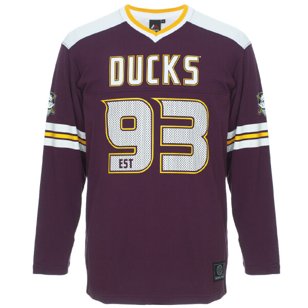 Majestic Pánské Tričko Anaheim Ducks Hockey Heavy Jersey Long Sleeve Velikost: