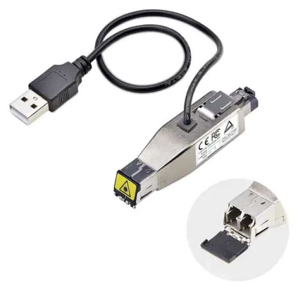StarTech Mediakonvertor Micro Mini / Mediakonvertor / Gigabit Ethernet / 1000Base-LX / RJ45 (D01ML55U-FIBER-MEDIA)