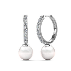 Royal Fashion stříbrné pozlacené náušnice Swarovski DES0722-WG