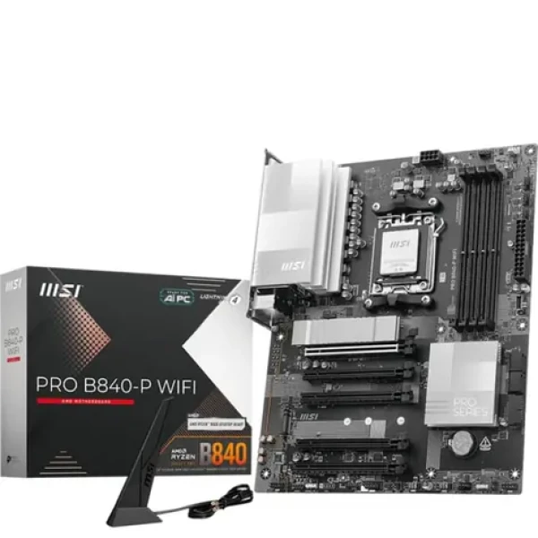 MSI PRO B840-P WIFI / B840 / 4x DDR5 / 1x 2.5GLAN / Wi-Fi 7 / ATX (PRO B840-P WIFI)