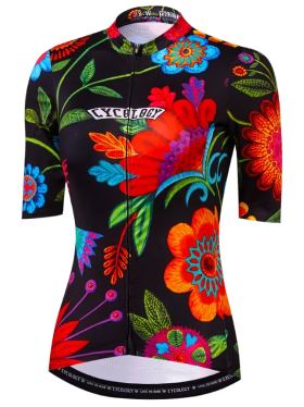 Cyklodres CYCOLOGY Bridget, woman, krátký rukáv (Motiv Bridget, velikost XS)