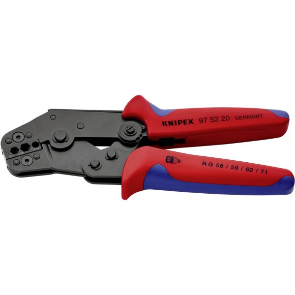 Knipex KNIPEX 97 52 20 krimpovací kleště koaxiální konektory BNC, TNC , RG58, RG59, RG62, RG71, RG223