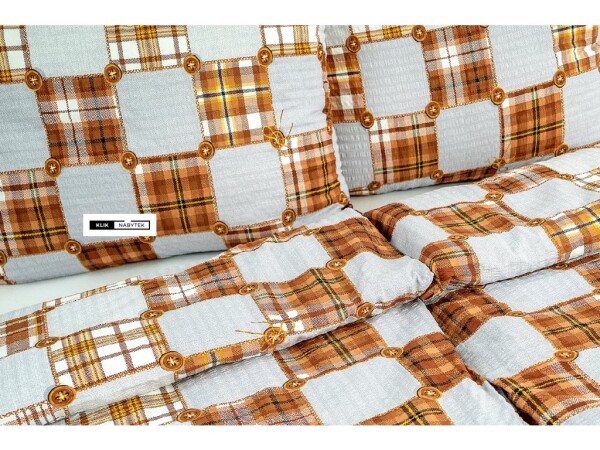 Stanex Povlak na polštářek krepové Knoflíky (LS123) ROZMĚR: 40 x 40 cm