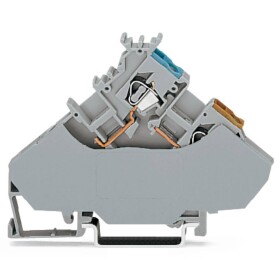 WAGO 280-567 svorka pro iniciační prvky 6 mm pružinová svorka osazení: L šedá 20 ks