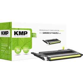 KMP náplň do tiskárny náhradní Samsung CLT-Y406S kompatibilní žlutá 1000 Seiten SA-T56 - Samsung CLT-Y406S - renovované