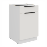 Spodní skříňka Aria 50 D 1F 1S BB - Premium Box Barva korpusu: Bílá, Barva dvířek: GR - Graphite AFM