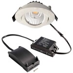 Deko Light 565398 Dione IP LED vestavné svítidlo, třída E (A - G), LED, pevně vestavěné LED, 8.5 W, bílá