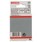 Bosch Accessories 2609200212 svorky z jemného drátu Typ 53 5000 ks Rozměry (d x š) 12 mm x 11.4 mm