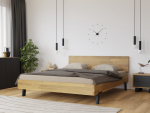 Massivo.cz Postel Mona Classic 140x200 cm, dub, masiv