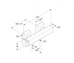 KLUDI - Decus Sprchová baterie, matná černá 548313975