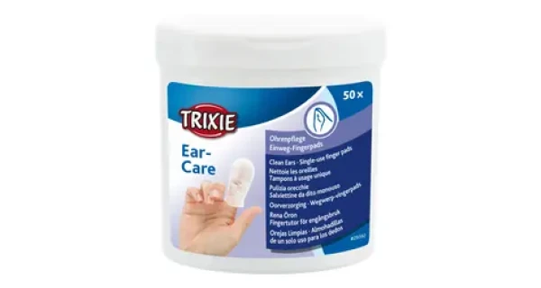 Trixie Ušní péče jednorázové pečující návleky na prst 50 ks