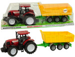 Mamido Traktor s přívěsem 50 cm červený