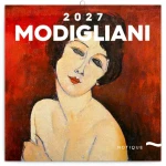 NOTIQUE Amedeo Modigliani 2027 / Poznámkový kalendář / 30 × 30 cm