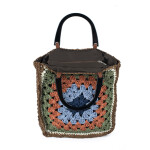 Dámská kabelka Art Of Polo Bag tr22162 Dark Beige/Multicolour Nevhodné pro formát A4