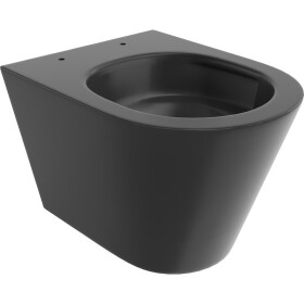 MEXEN - Rico Závěsná WC mísa Rimless Tornado, černá mat 3372XX85T