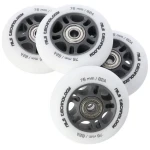 NILS Extreme PU 76x24 82A Matná kolečka s ložisky ABEC 9 bílá 4 ks (5907695544619)