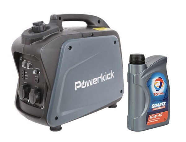 Powerkick Elektrocentrála Generator 2000 + 1l oleje (PKG12000)