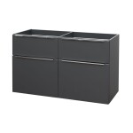 Mereo Mailo, koupelnová skříňka 120 cm, antracit, elox AL madlo CN533SN