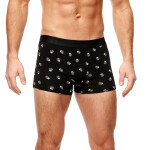 Boxerky Noviti BB006 Vzor M-2XL tmavě modré pivo L