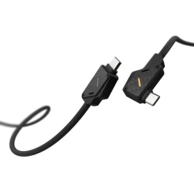 Aulumu M07 Datový a nabíjecí kabel USB-C Carbon Fiber 1,2m, Čerrná (6975941662119)