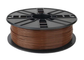 Gembird 3DP-PLA1.75-01-BR Filament PLA hnědá / struna pro 3D tiskárnu / PLA / 1.75mm / 1kg (3DP-PLA1.75-01-BR)