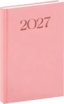 NOTIQUE Biella 2027 růžový / Denní diář / 15 × 21 cm