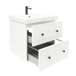 Koupelnová skříňka s umyvadlem Naturel Forli 60x53x46 cm bílá lesk FORLI60BIUVER FORLI60BIUVER