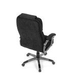 Kancelářské křeslo, houpací mechanismus, černá látka, KA-C715 BK2
