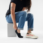 Unisex merino městské ponožky SMARTWOOL Everyday No Show Socks, Black velikost: 38-41 (M)